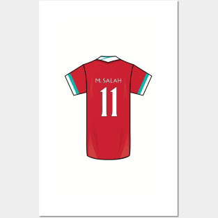 Mo Salah Jersey Posters and Art